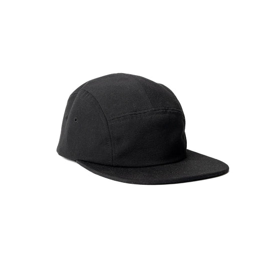 recycled-poly-flat-brim-5-panel-hat-v0 Web_PDP-FlatBrim5PanelHat_Studio_Front_Black.jpg